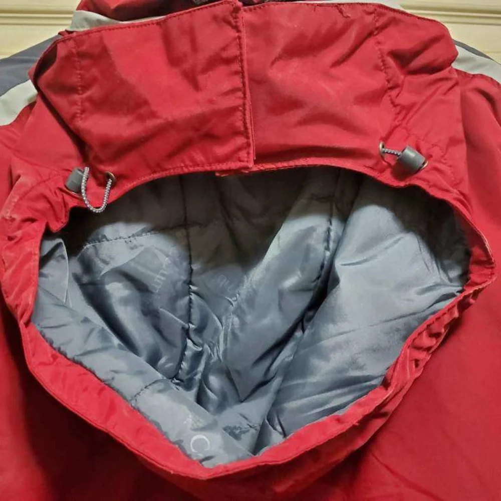 NWOT Men XL Columbia Ski Jacket Red/White/Gray - Picture 6 of 7